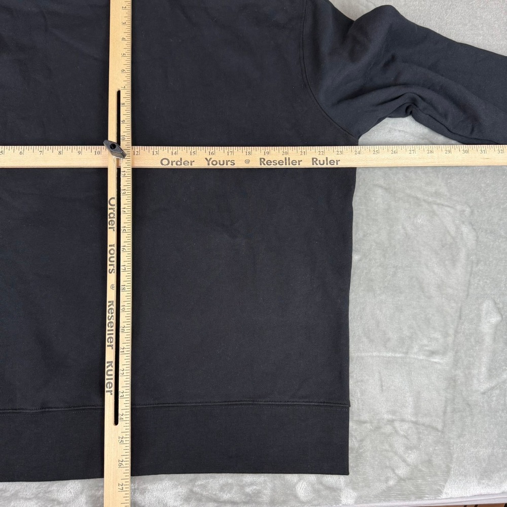American Giant Midweight Full Zip Hoodie Mens Large Black Fleece $135 USA NWOT - Picture 6 of 6